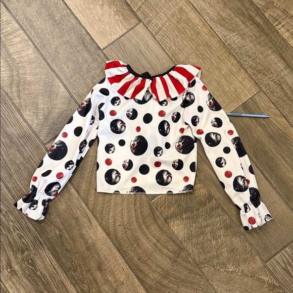 Girls Spirit Sinister Clown Costume Size Medium 8-10 - Picture 5 of 11